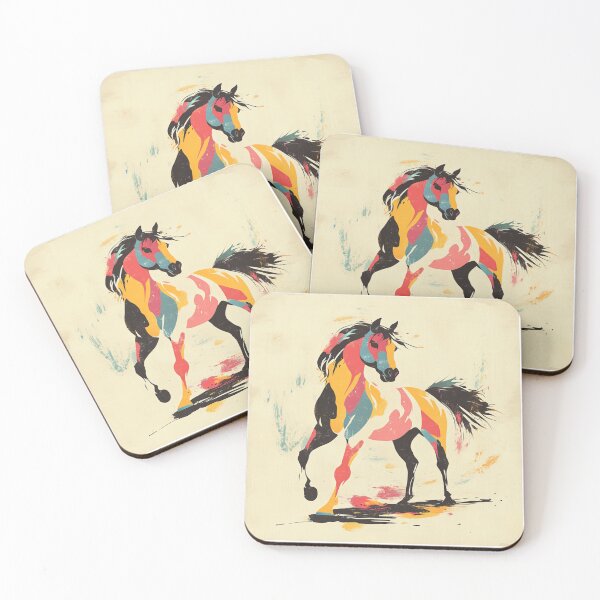 Item preview, Colorful horse designed and sold by MendaciousMina.