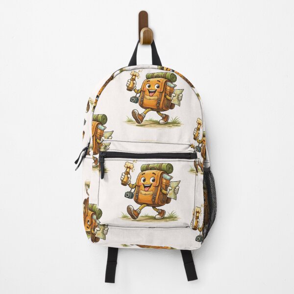 Item preview, Happy Backpacker – Travel More, Worry Less designed and sold by Yasmin Reis.