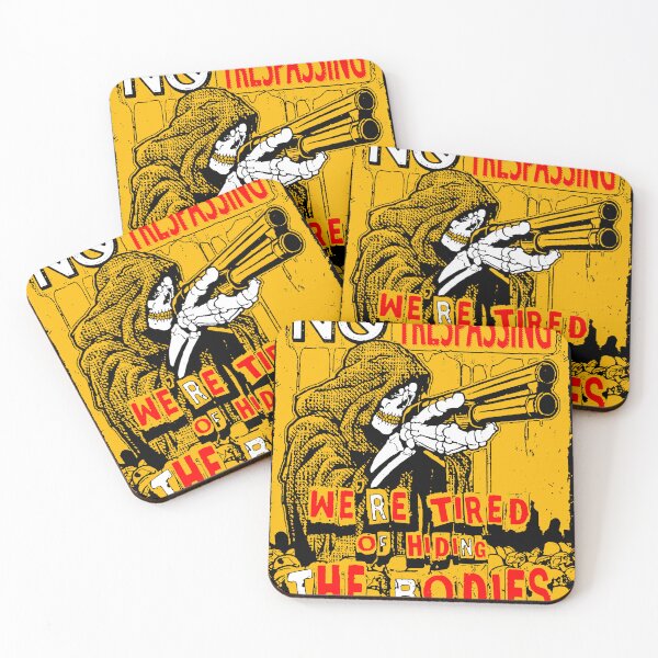 Item preview, No Trespassing; We Are Tired;  designed and sold by StickerApe.