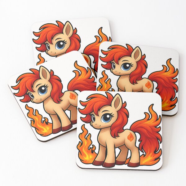 Item preview,  Chibi Fire Horse, Sparky Little Horse. designed and sold by Zofia Sosnecka.