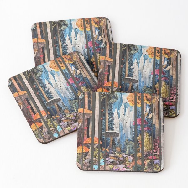 Item preview, A peaceful, fairy-tale forest in vibrant natural colors" designed and sold by Szpaku desart .