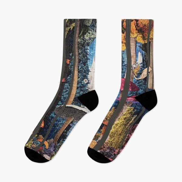 Item preview, A peaceful, fairy-tale forest in vibrant natural colors" designed and sold by Szpaku desart .