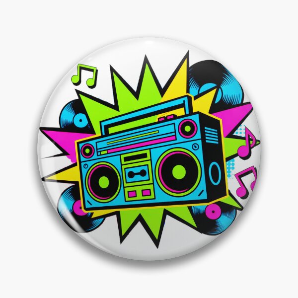 Item preview, Colorful Old School Boombox designed and sold by SteezeeStore.