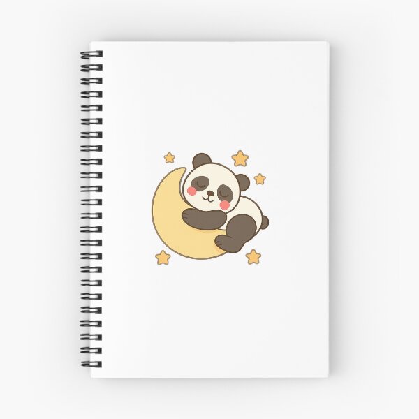 Item preview, Sleepy Panda Hugging Moon Pillow designed and sold by CalmCraft Art.