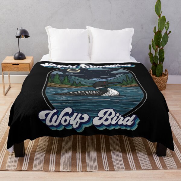 Artikelvorschau, Dummer kanadischer Wolfsvogel-Aufkleber LGBT Hockey Romance Buchliebhaber Lustiger kanadischer Humor entworfen und verkauft von Shop signer.