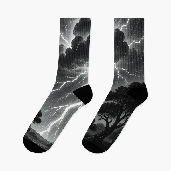 Item preview, Artistic view of a thunderstorms with lighting.  designed and sold by Nomad-Maynard.