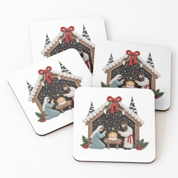 Item preview,  Nativity Scene Holy Family /  Christmas Manger Scene designed and sold by Krasnovaovaova.