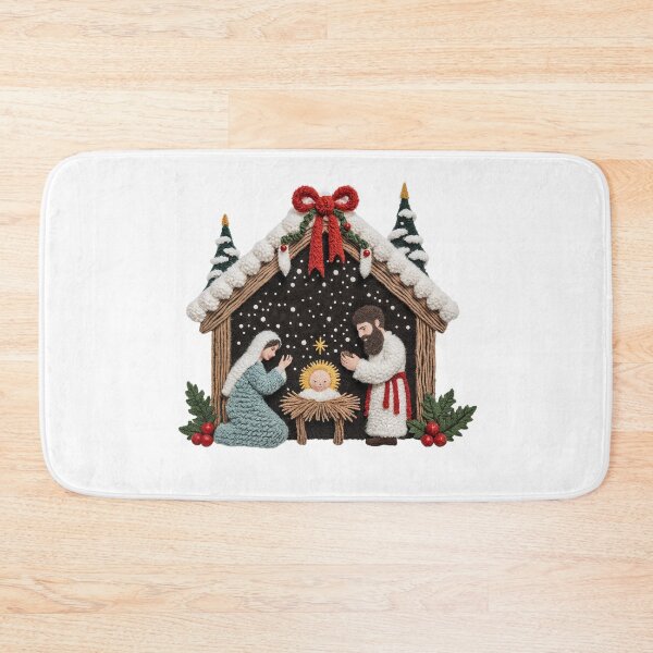 Item preview,  Nativity Scene Holy Family /  Christmas Manger Scene designed and sold by Krasnovaovaova.