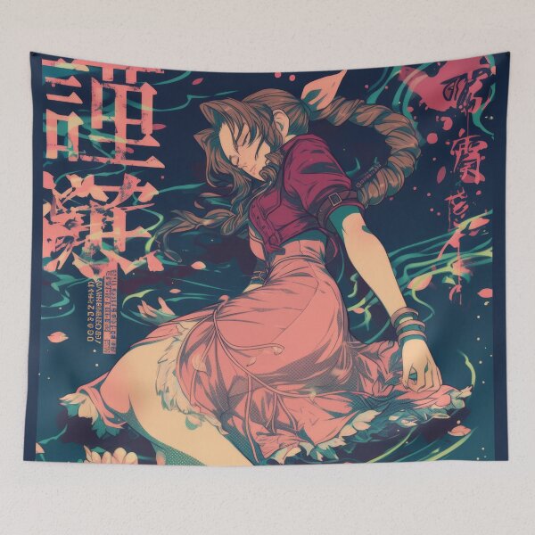 Item preview, Aerith Sleepy Nights  designed and sold by AnimeArsenalPrints.
