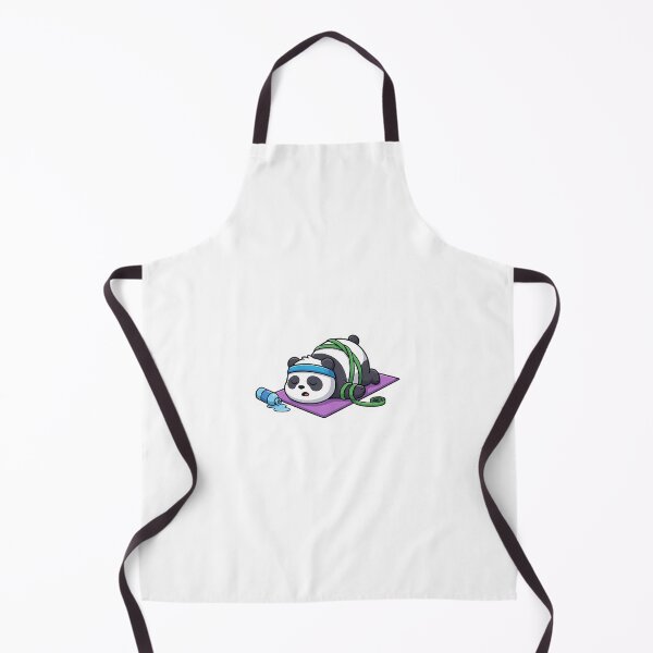 Item preview, Sleeping panda sticker after a yoga failure designed and sold by Stickers à gogo.