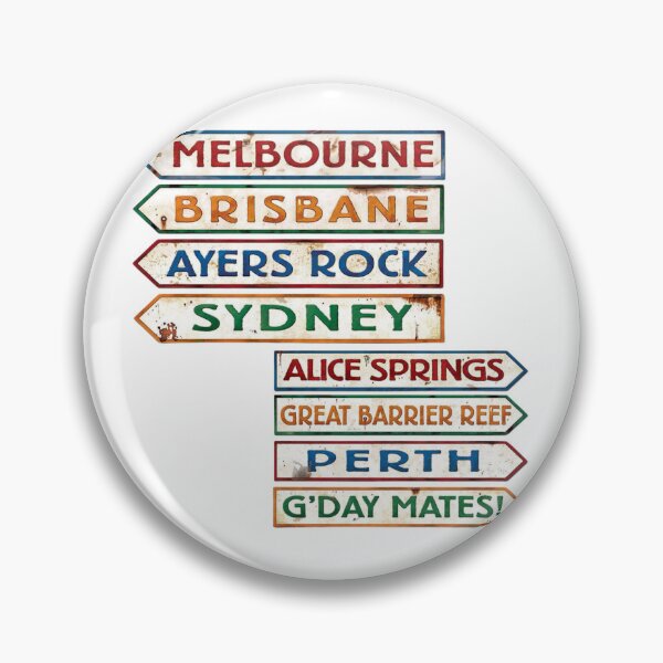 Item preview, Australia Travel Signpost Vintage Cities designed and sold by Oniyasha.