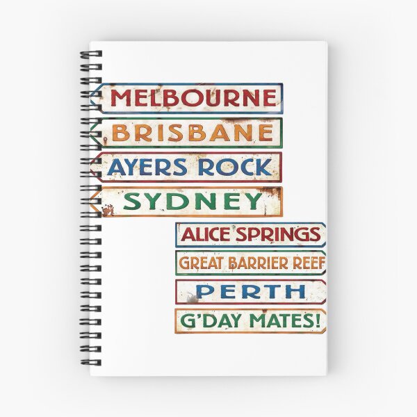 Item preview, Australia Travel Signpost Vintage Cities designed and sold by Oniyasha.