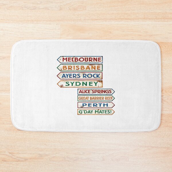 Item preview, Australia Travel Signpost Vintage Cities designed and sold by Oniyasha.