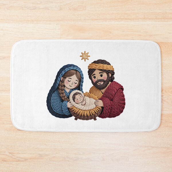Item preview, Nativity Scene Holy Family /  Christmas Manger Scene designed and sold by Krasnovaovaova.