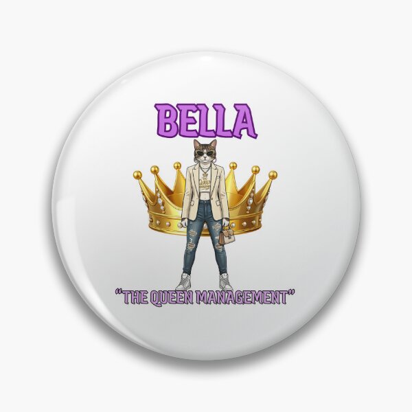 Item preview, Bella "The Queen Management" – Cuddy Certified Boss Cat with Crown designed and sold by The Crimson Halo.