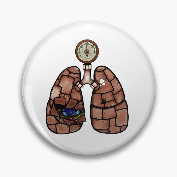 Item preview, Pulmones steampunk con nido de pájaro designed and sold by Blockhead Designs.