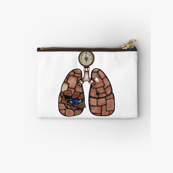 Item preview, steampunk lungs with a birds nest  designed and sold by Blockhead Designs.