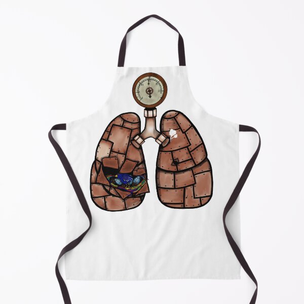 Item preview, steampunk lungs with a birds nest  designed and sold by Blockhead Designs.