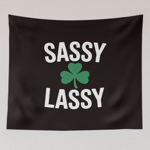 Item preview, Sassy Lassy St. Patrick Day Irish Shamrock Lassie designed and sold by MichaelStalkas.