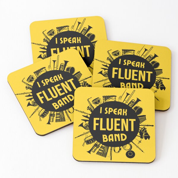Item preview, I Speak Fluent Band - Black/White designed and sold by Flit & Co..