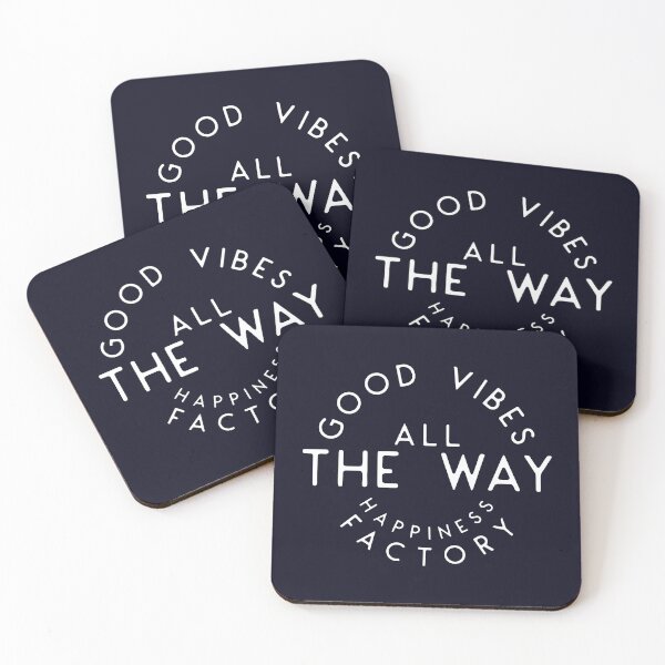 Item preview, Good Vibes All The Way | Happiness Quote designed and sold by WAMTEES.