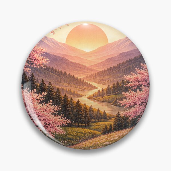 Item preview, Sakura Valley Spring designed and sold by kurtulushstudio.