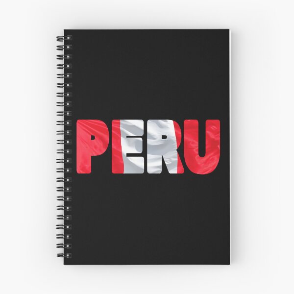 Item preview, PERU - Flag Flying in Wind cut to Letters Souvenir Sticker Shirt designed and sold by Adam Gormley.