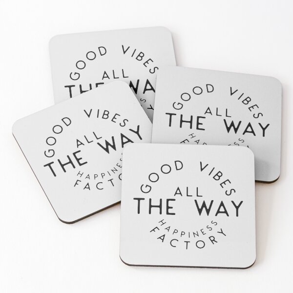 Item preview, Good Vibes All The Way | Happiness Quote designed and sold by WAMTEES.