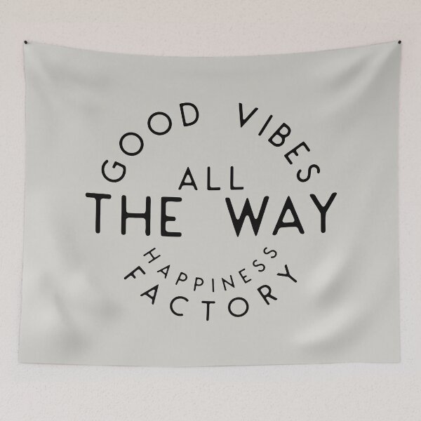 Item preview, Good Vibes All The Way | Happiness Quote designed and sold by WAMTEES.