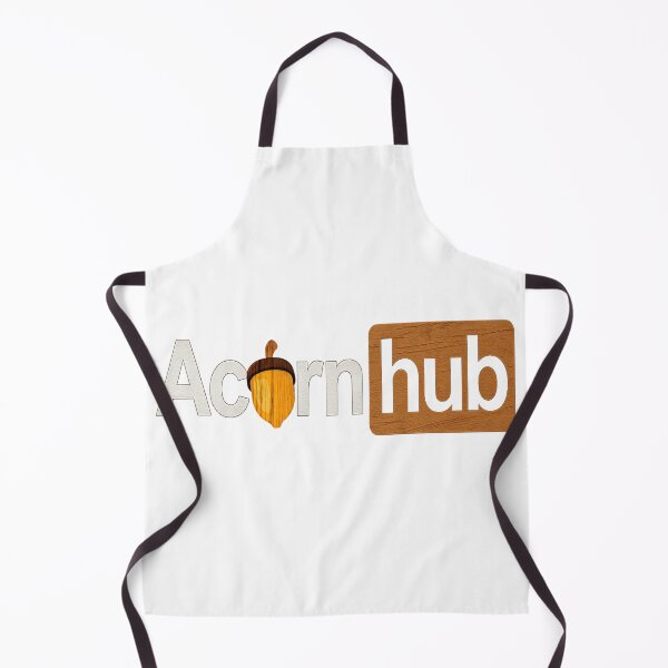Item preview, Acornhub – Cheeky Nutty Parody Logo designed and sold by SecretSquirrellDesigns.