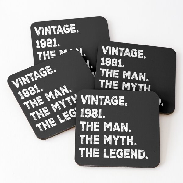 Item preview, 45th Birthday Gift Man Myth Legend Born in 1981 45 Yrs Old designed and sold by PrintItStudio.