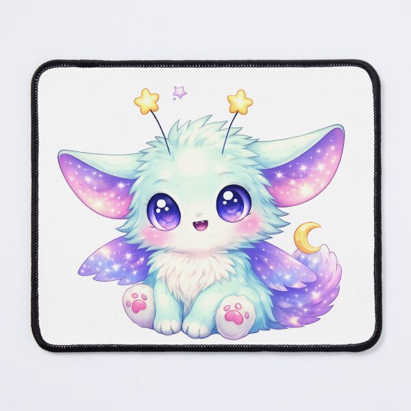 Item preview, Cute Fantasy Creature Lunari – Kawaii Pastel Star Spirit designed and sold by LunariWorld.