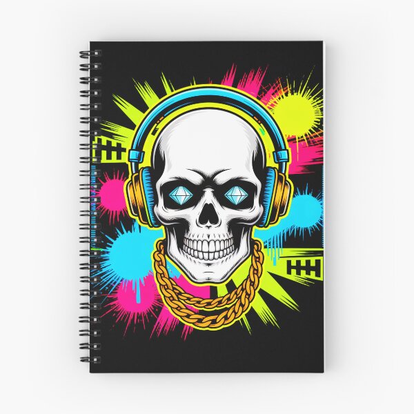 Item preview, Colorful Skeleton Hip Hop Head designed and sold by SteezeeStore.