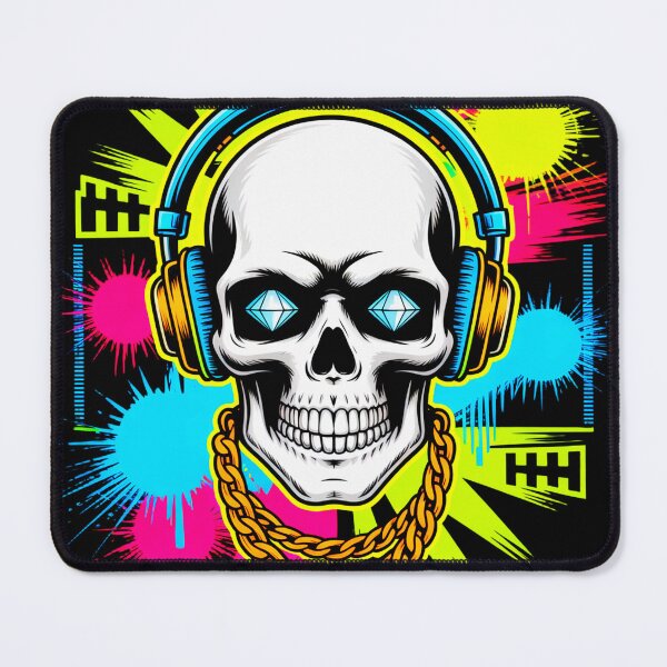 Item preview, Colorful Skeleton Hip Hop Head designed and sold by SteezeeStore.