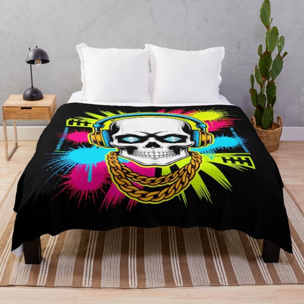 Item preview, Colorful Skeleton Hip Hop Head designed and sold by SteezeeStore.