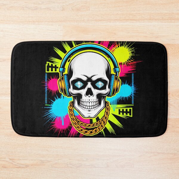 Item preview, Colorful Skeleton Hip Hop Head designed and sold by SteezeeStore.