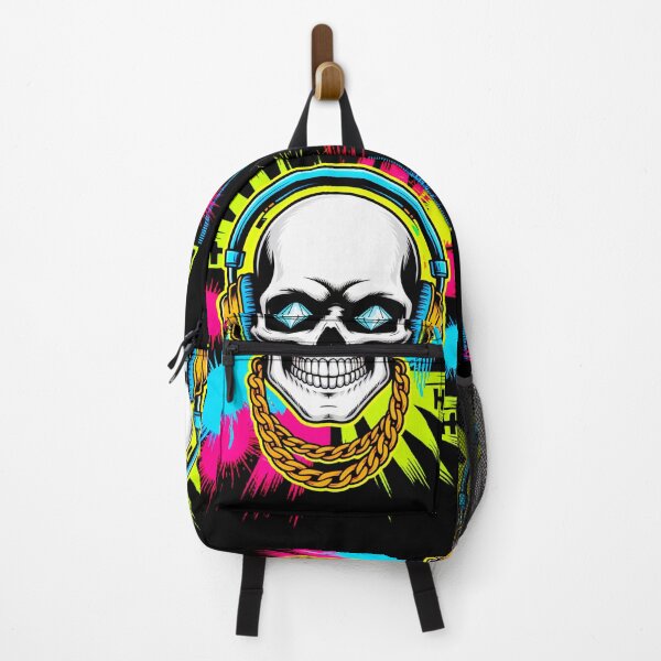 Item preview, Colorful Skeleton Hip Hop Head designed and sold by SteezeeStore.