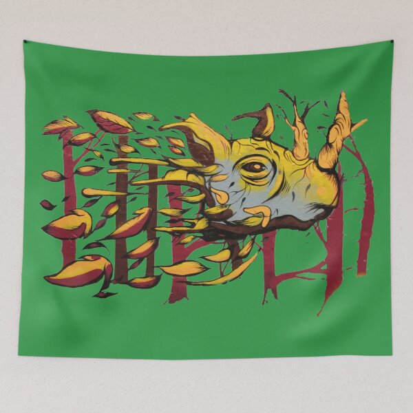 Item preview, Rhino With Environment Of Trees designed and sold by VictorIos.