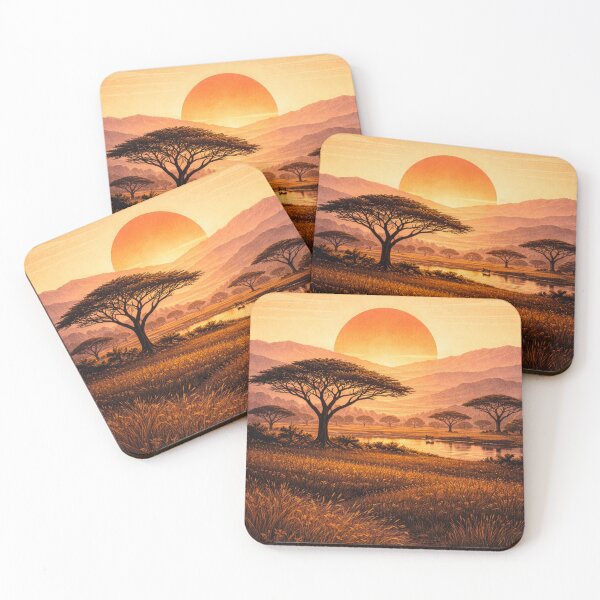 Item preview, Savannah Acacia Sunset designed and sold by kurtulushstudio.