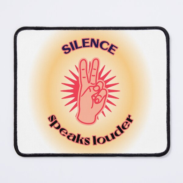 Item preview, silence speaks louder designed and sold by Vernisefrancois.