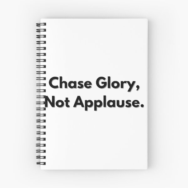 Item preview, Chase Glory, Not Applause.–Football motivational quote. designed and sold by Xypha123.