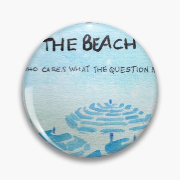Item preview, The Answer Is the Beach–Watercolor Coastal Art designed and sold by InspirationsSP.