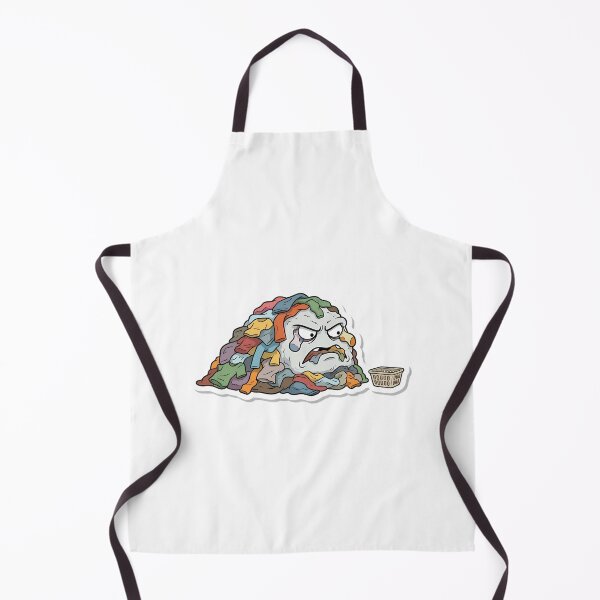 Item preview, The angry laundry monster designed and sold by Stickers à gogo.
