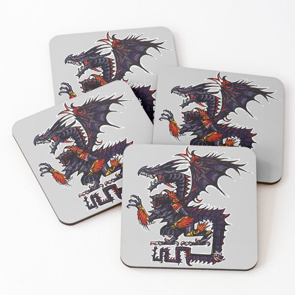 Item preview, red eyes dark dragon prehispanic color designed and sold by UrielCalavera.