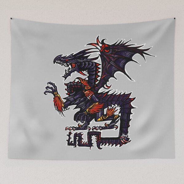 Item preview, red eyes dark dragon prehispanic color designed and sold by UrielCalavera.