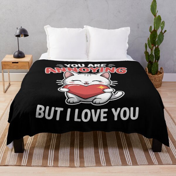 Item preview, You Are Annoying But I Love You Cat Heart Valentines Day designed and sold by LindseyKris.