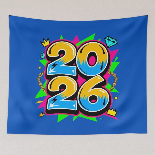 Item preview, Colorful 2026 Graffiti Design designed and sold by SteezeeStore.
