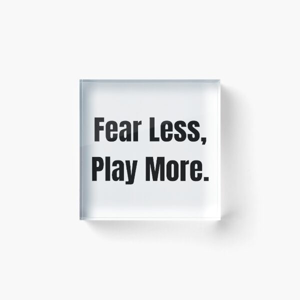 Item preview, Fear Less, Play More.–Football motivational quote. designed and sold by Xypha123.