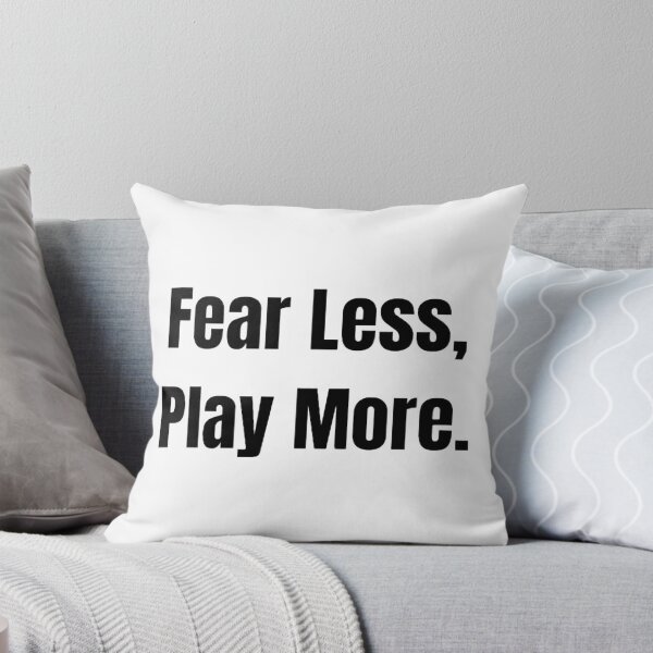 Item preview, Fear Less, Play More.–Football motivational quote. designed and sold by Xypha123.
