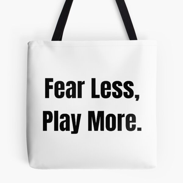 Item preview, Fear Less, Play More.–Football motivational quote. designed and sold by Xypha123.